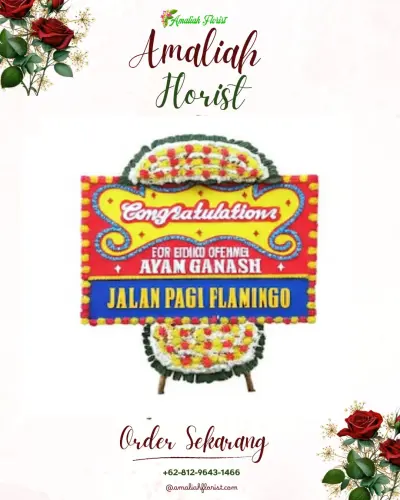 Bunga Papan Congratulation di Temon Wetan